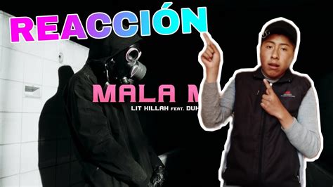 Video Reacción LIT killah Duki Mala Mía Visualizer YouTube