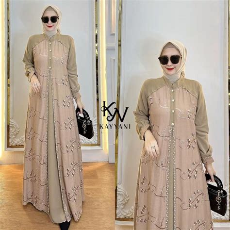 Jual Gamis Sabrina Dress Ori Kayyani Shopee Indonesia