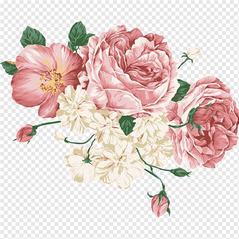 Aquarela Flores Aquarela Flores Rosa Png Pngwing