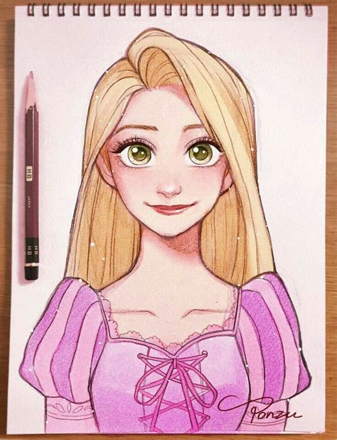 Rapunzel Çizimi / A new drawing tutorial is uploaded every week, so stay tooned! - Ducimus