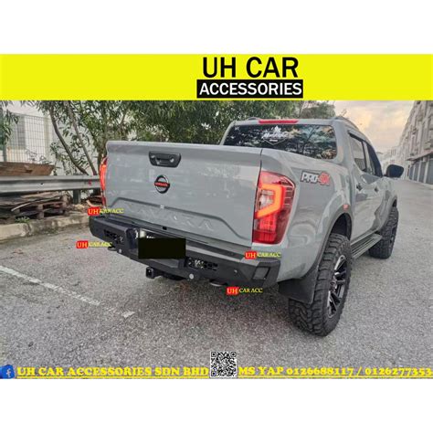 Nissan Navara Np300 Pro4x Force Op2 Steel Rear Bumper Bull Bar Shopee