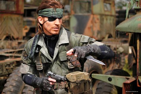 Metal Gear Cosplay Naked Snake Big Boss MGS Big Boss MGS