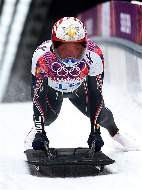 Winter Olympics 2014 Skeleton Olympians Helmets Photos Image 21