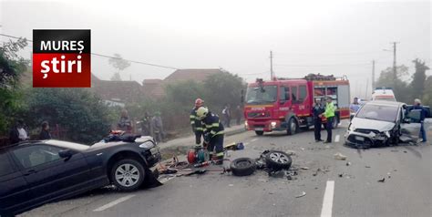 AZI Accident GRAV în Mureș cu o victimă încarcerată FOTO Mures Stiri