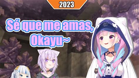 Aqua piensa que Okayu la está coqueteando románticamente I Hololive Sub