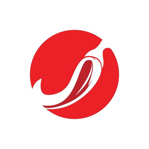 Chili Logo Hot Spicy Chili Vector Farm Garden Design Symbol Template Simple Illustration