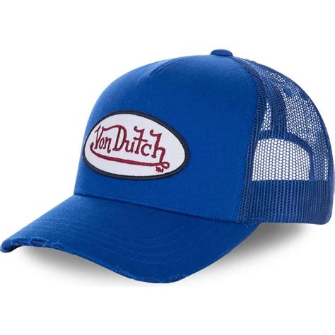 Von Dutch Fresh Trucker Cap Blau Caphunters De