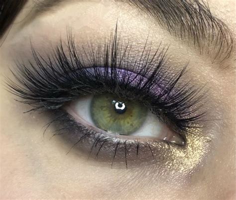 Green Eyes Makeup Ideas + Purple eyeshadow look + Lashes | Eyeshadow ...