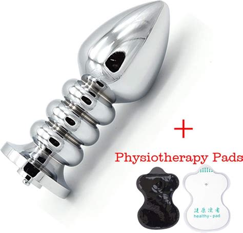 Amazon Stainless Steel Electric Shock Vaginal Anus Plug Prostate Massage Butt Anal Plug