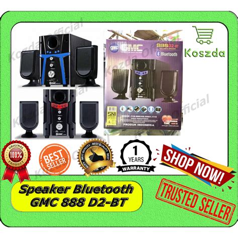 Jual Speaker Aktif BLUETOOTH GMC 888 D2 BT Original Resmi Shopee