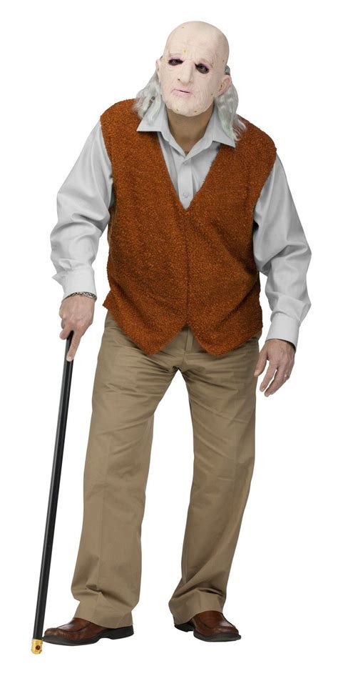 Grandpa Adult Costume Old Man Costume Mens Halloween Costumes Old Man Halloween Costume