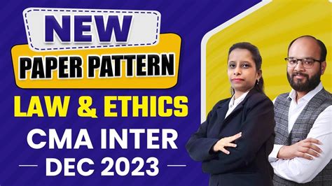 Law And Ethics New Paper Pattern Cma Inter Dec 23 Law Paper Pattern