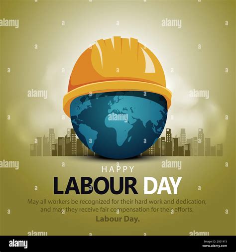 Happy Labour Day Or International Workers Day Vector Illustration World