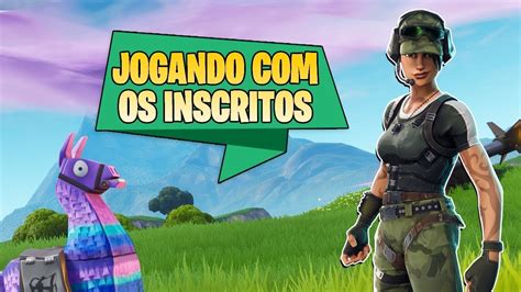 Fortnite Ao Vivo Br Pt Jogando Inscritos X Criativo Arena Youtube