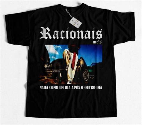 Camiseta Racionais Mc s Nada Como Um Dia Após O Outro Dia R 75 49