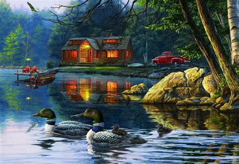 Ducks In A Large Pond Online Puzzle