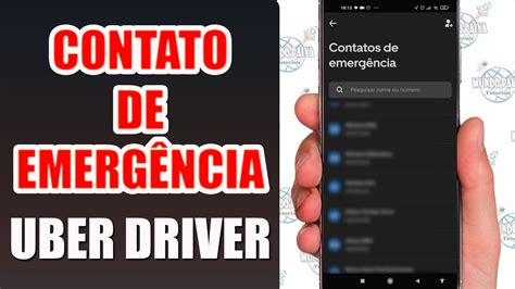 Como Cadastrar Um Contato De Emergencia No Uber