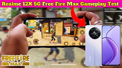 Realme 12X 5G Gaming Test Realme 12X 5G Free Fire Max Test Free Fire