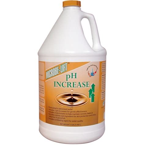 Microbe Lift Ph Increase Plus Gallon Phingal Azponds Supplies