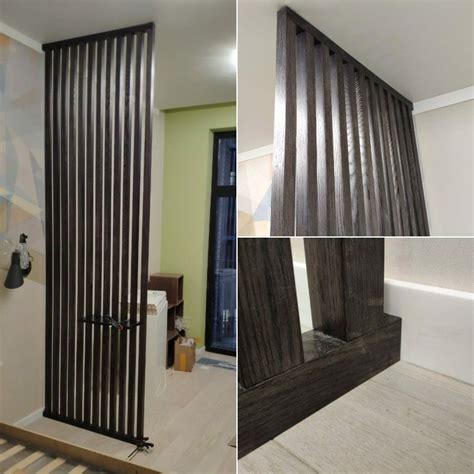 Перегородка из шпонированного МДФ | Перегородка, Идеи домашнего декора ...