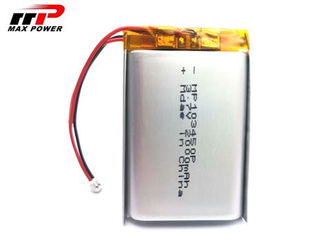 103450P 2000mah 3 7V Li Polymer Battery With UL CE Approval