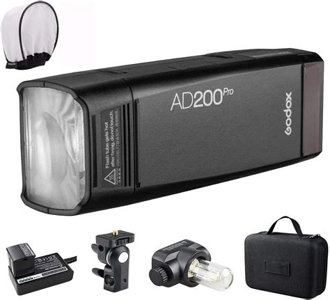 Amazon GODOX Estroboscópico AD200 Pro AD200Pro 200Ws 2 4G Flash