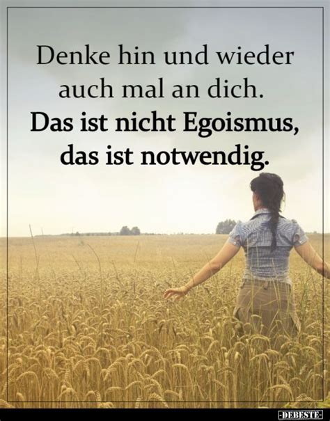 Denk An Dich Spruch