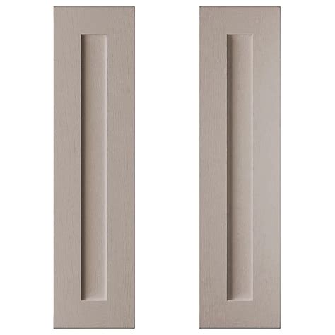 Cooke And Lewis Carisbrooke Taupe Larder Cabinet Door W300mm Set Of 2