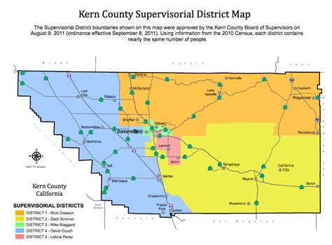 Exploring The Kern County California Map In 2023 - World Map Colored ...