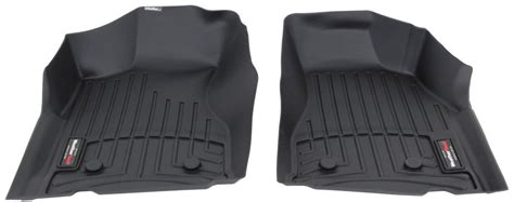 2012 Chevrolet Colorado WeatherTech Front Auto Floor Mats - Black