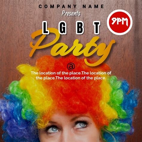 Lgbt Party Template Postermywall