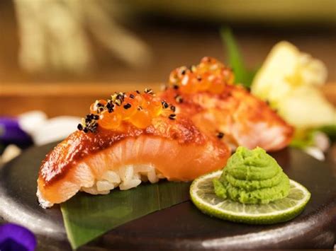 Mizo Glazed Salmon Nigiri With Sushi Rice Cooking Cuisines Gulf News