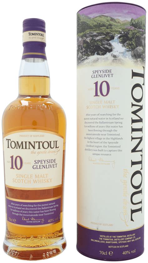 Tomintoul 10 Years 70cl Single Malt Whisky + Giftbox