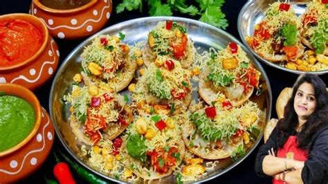 Sev Puri Chaat Recipe | How to make Sev Puri Chaat at Home | Papdi ...