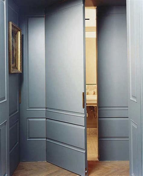 Stunning Hidden Door Ideas Gold Shelves