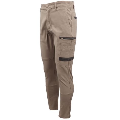 Mens Cotton Drill Cargo Work Pants Upf 50 13 Pockets Tradies Workwear Trousers Zmart Australia