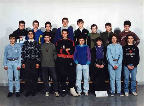 Photo de classe 2nde 1 de 1991 Lycée Jehan De Beauce Copains d avant