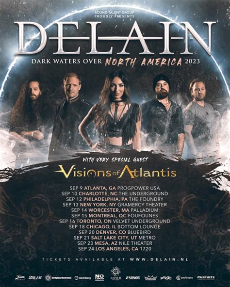 Delain And Visions Of Atlantis Join Forces For North American Tour