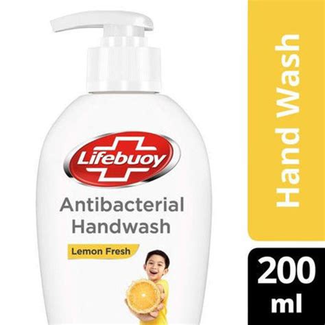 Zap It Lifebuoy Antibacterial Hand Wash Lemon Fresh 200ml