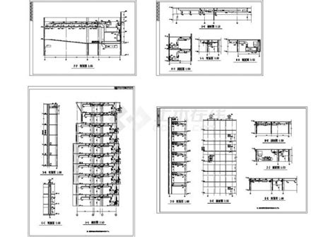 某大厦暖通空调设计全套cad施工图空调土木在线