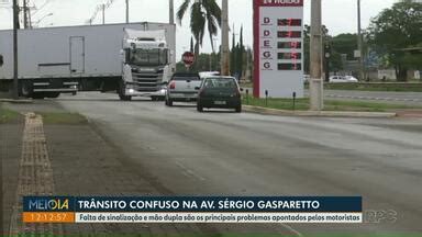 Meio Dia Paraná Foz do Iguaçu Motoristas reclamam de trânsito