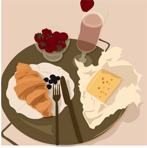 Brunch Illustration/Digital Illustration | Food illustration art, Illustration art girl ...