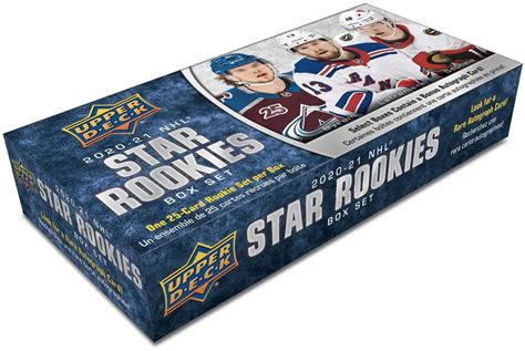 NHL Upper Deck 2020 21 Star Rookies Hockey Trading Card Box Set 25