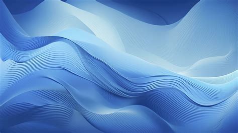 an abstract blue background with several wave lines, in the style of ...