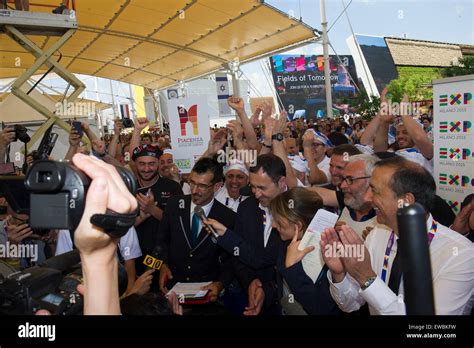 Italy Milan Expo 2015 Proclamation Of The Guinness Book Of Records The Worlds Longest