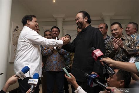 Nasdem Pertemuan Surya Prabowo Tidak Bahas Peluang Gerindra Gabung