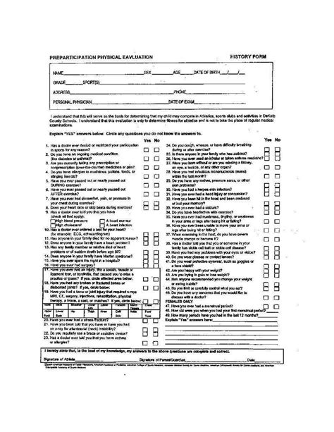 Dekalb County School Sports Physical Form Fill Out And Sign Printable