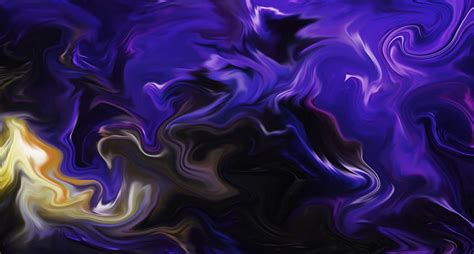 Abstract Fluid Liquid Artwork Colorful Shapes Dark Purple Abstract Liquid Purple Pink And Black