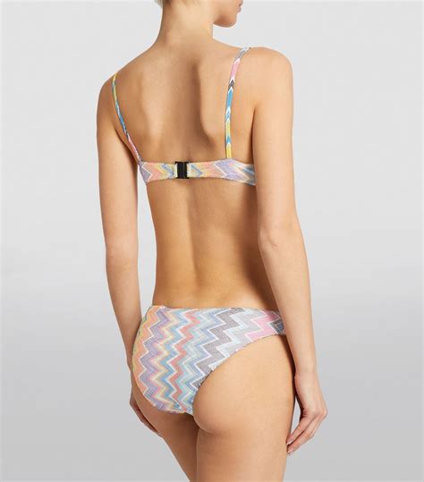 Womens Missoni Multi Zigzag Bikini Harrods UK