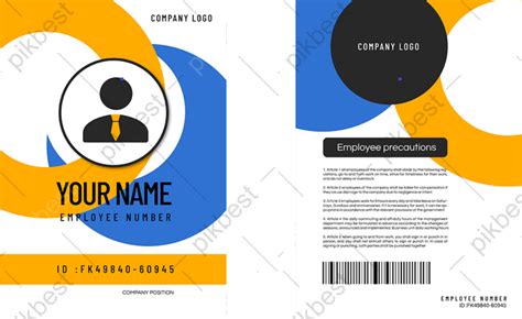 Work Permit Information Color Template Eps Free Download Pikbest